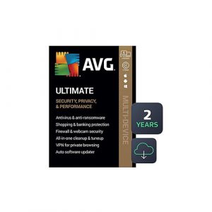 AVG Ultimate 2023 | Antivirus+Cleaner+VPN | 5 Devices, 2 Years