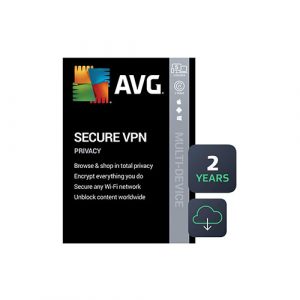AVG Secure VPN 2023 | 5 Devices, 2 Years PC/Mac/Mobile Download